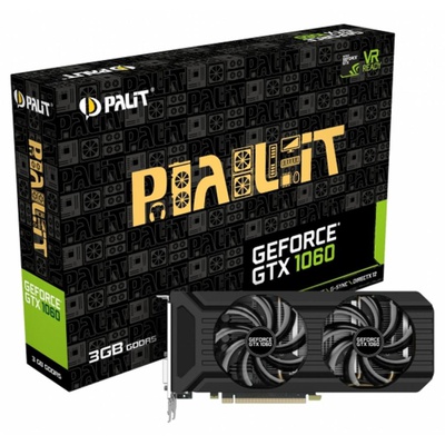 Видеокарта PALIT GeForce GTX1060 3072Mb DUAL (NE51060015F9-1061D)