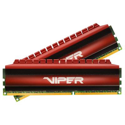 Модуль памяти для компьютера DDR4 16GB (2x8GB) 2400 MHz PE-V4 BLK/RED DUALCH Patriot (PV416G240C5K)