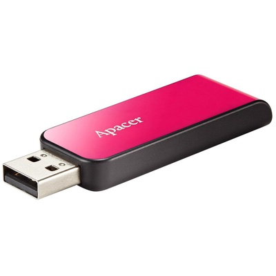USB флеш накопичувач Apacer 16GB AH334 pink USB 2.0 (AP16GAH334P-1)