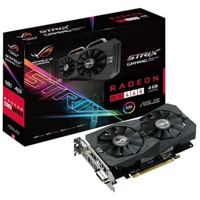 Видеокарта ASUS Radeon RX 460 4096Mb ROG STRIX OC GAMING (STRIX-RX460-O4G-GAMING)