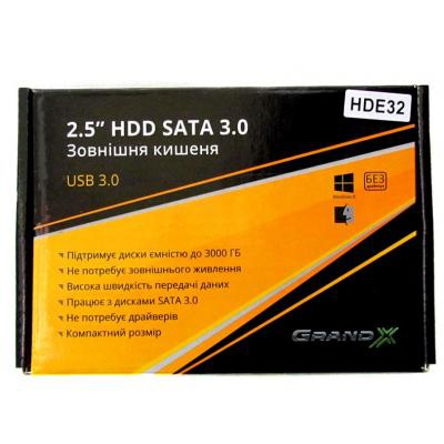 Кишеня зовнішня Grand-X HDE32