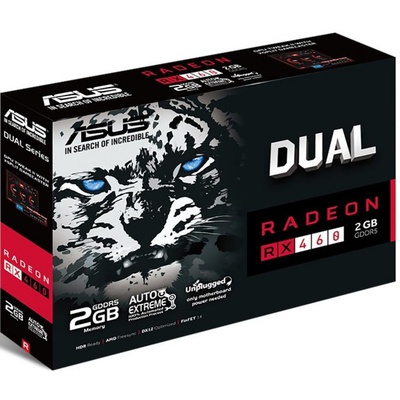 Видеокарта ASUS Radeon RX 460 2048Mb DUAL (DUAL-RX460-2G)