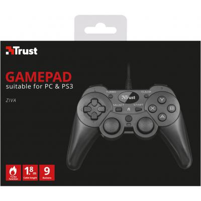 Геймпад Trust Ziva wired gamepad for PC and PS3 (21969)