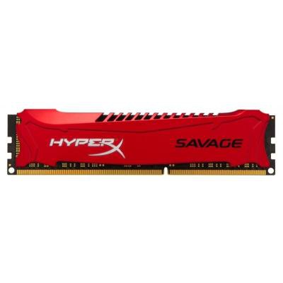 Модуль памяти для компьютера DDR3 8GB 1600 MHz Savage Red Kingston (HX316C9SR/8)