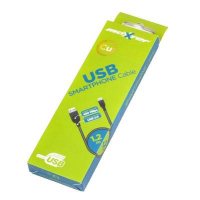 Дата кабель USB 2.0 AM to Micro 5P 1.2m Maxxter (UB-AMM-1.2M)