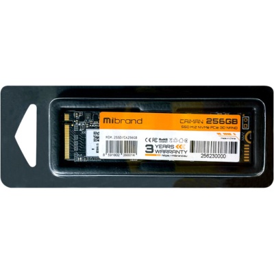 Накопичувач SSD M.2 2280 256GB Mibrand (MIM.2SSD/CA256GB)