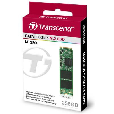 Накопитель SSD M.2 256GB Transcend (TS256GMTS800)