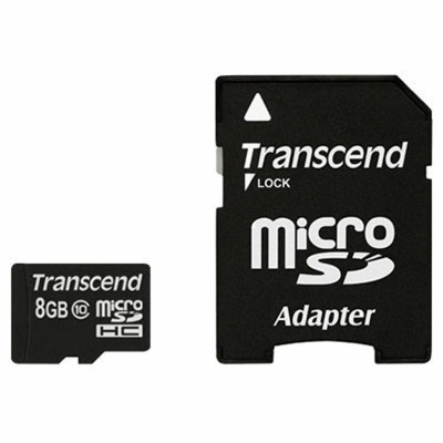 Карта памяти Transcend 8Gb microSDHC class 10 (TS8GUSDHC10)
