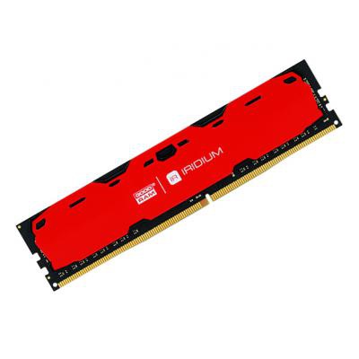 Модуль памяти для компьютера DDR4 4GB 2400 MHz Iridium Red GOODRAM (IR-R2400D464L15S/4G)