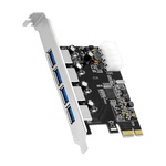 Контроллер PCIe to USB 3.0, 4 port, 5Gbps, BOX Merlion (YTC-PCI-Е>4*USB3.0)