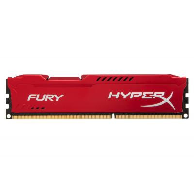 Модуль памяти для компьютера DDR3 8Gb 1866 MHz HyperX Fury Red Kingston Fury (ex.HyperX) (HX318C10FR/8)