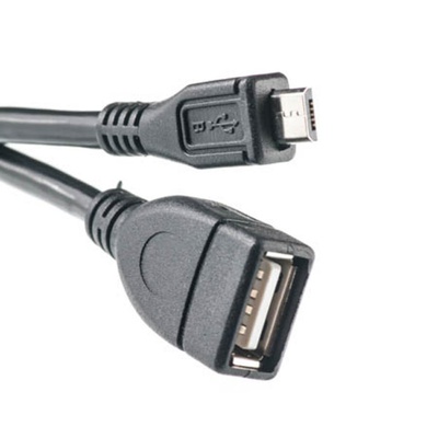 Перехідник OTG USB 2.0 AF to Mini 5P 0.5m PowerPlant (KD00AS1235)