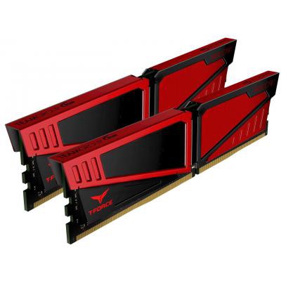 Модуль памяти для компьютера DDR4 8GB (2x4GB) 3200 MHz T-Force Vulcan Red Team (TLRED48G3200HC16CDC01)