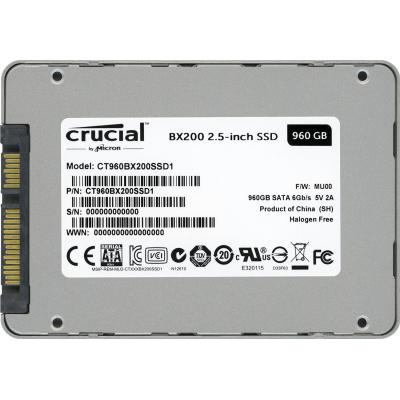 Накопитель SSD 2.5' 960GB MICRON (CT960BX200SSD1)