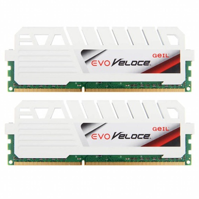 Модуль памяти для компьютера DDR3 8GB (2x4GB) 1600 MHz EVO Veloce Frost White GEIL (GEW38GB1600C11DC)