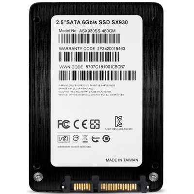 Накопитель SSD 2.5' 480GB ADATA (ASX930SS3-480GM-C)