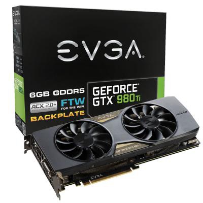 Видеокарта EVGA GeForce GTX980 Ti 6144Mb FTW GAMING ACX 2.0+ (06G-P4-4996-KR)