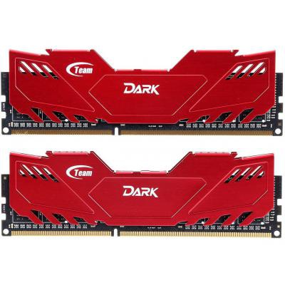 Модуль памяти для компьютера DDR4 8GB (2x4GB) 2400 MHz Dark Red Team (TDRED48G2400HC14DC01)
