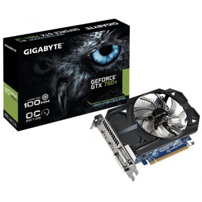 Видеокарта GIGABYTE GeForce GTX750 Ti 1024Mb OC (GV-N75TOC-1GI)
