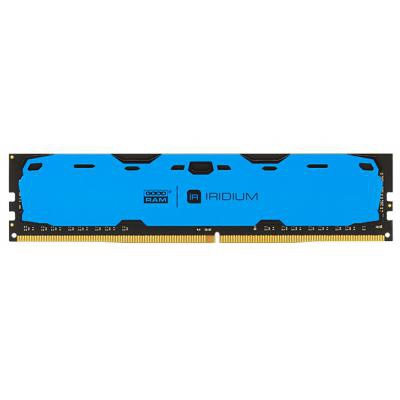 Модуль памяти для компьютера DDR4 4GB 2400 MHz Iridium Blue GOODRAM (IR-B2400D464L15S/4G)