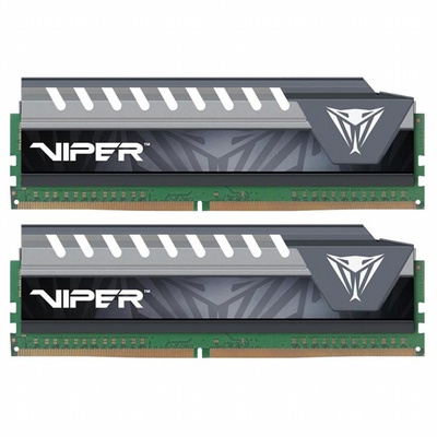 Модуль памяти для компьютера DDR4 16GB (2x8GB) 2133 MHz Viper Elite Patriot (PVE416G213C4KGY)