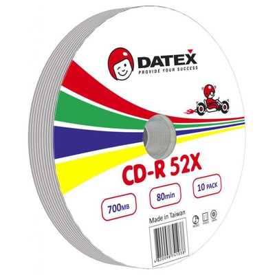 Диск CD DATEX 700MB 52X Bulk 10 pcs (5953821)
