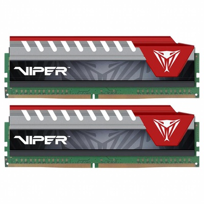 Модуль памяти для компьютера DDR4 8GB (2x4GB) 3200 MHz Viper Elite Patriot (PVE48G320C6KRD)
