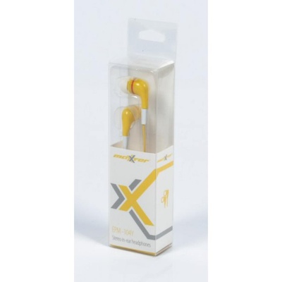 Наушники Maxxter EPM-104 Yellow (EPM-104Y)