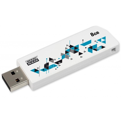 USB флеш накопитель Goodram 8GB Cl!ck White USB 2.0 (UCL2-0080W0R11)