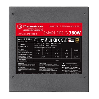 Блок питания 750W ThermalTake (PS-SPG-0750DPCGEU-G)
