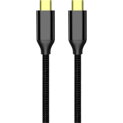 Дата кабель USB-C to USB-C 1.0m USB3.2 (20Gbps 4K PD100W) Gen2 5А black ColorWay (CW-CBPDCC062-BK)