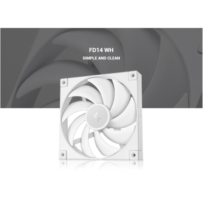 Кулер до корпусу Deepcool FD14 WH