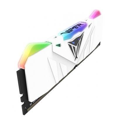 Модуль памяти для компьютера DDR4 16GB (2x8GB) 3000 MHz Viper RGB White Patriot (PVR416G300C5KW)