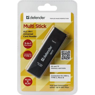 Считыватель флеш-карт Defender Multi Stick (83206)