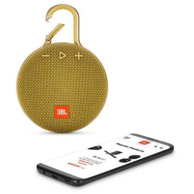 Акустическая система JBL Clip 3 Yellow (JBLCLIP3YEL)