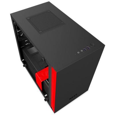 Корпус NZXT H200i Black Red (CA-H200W-BR)