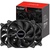 Кулер до корпусу PcCooler DN 120 BK 3in1