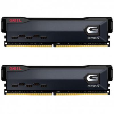 Модуль памяти для компьютера DDR4 16GB (2x8GB) 3200 Orion Black Geil (GOG416GB3200C16BDC)