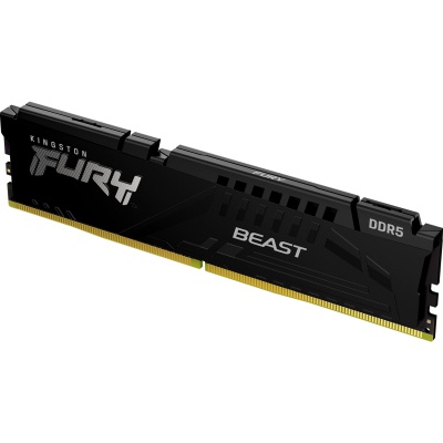 Модуль пам'яті для комп'ютера DDR5 16GB 6800 MHz Beast Black Kingston Fury (ex.HyperX) (KF568C34BB-16)