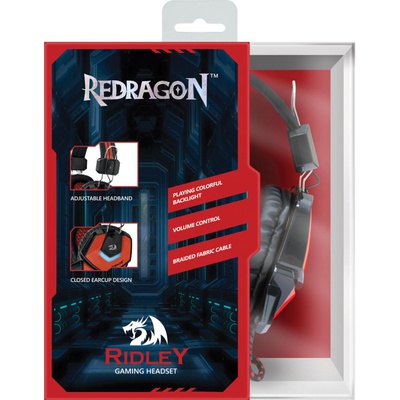 Наушники Redragon Ridley Black-Red (64204)