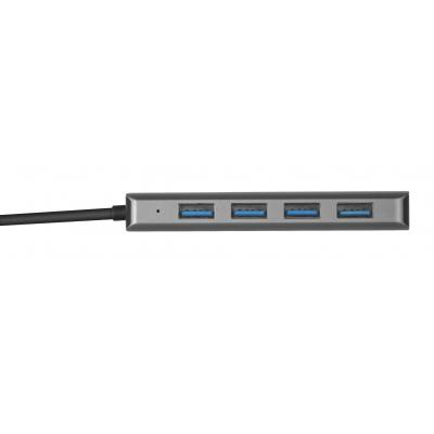 Концентратор Trust Halyx USB-C to 4-Port USB-A 3.2 ALUMINIUM (23328_TRUST)