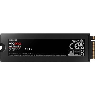 Накопичувач SSD M.2 2280 1TB 990 PRO with Heatsink Samsung (MZ-V9P1T0GW)