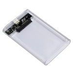 Кишеня зовнішня AgeStar 2.5', USB 3.2, 12.5 mm /15 mm HDD/SSD Transparent (3UB2P6 (Transparent))