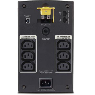 Источник бесперебойного питания APC Back-UPS 950VA, 230V, AVR, IEC Sockets (BX950UI)