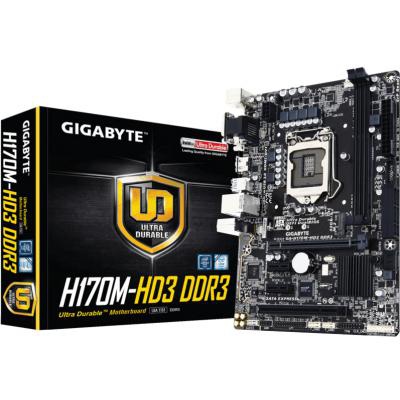 Материнская плата GIGABYTE GA-H170M-HD3 DDR3