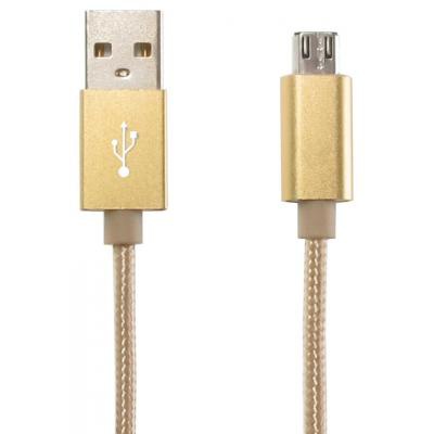 Дата кабель Gelius Metallic Edition USB 2.0 – MicroUSB Gold (36535)
