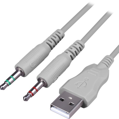 Навушники Defender Eclipse USB White (62440)