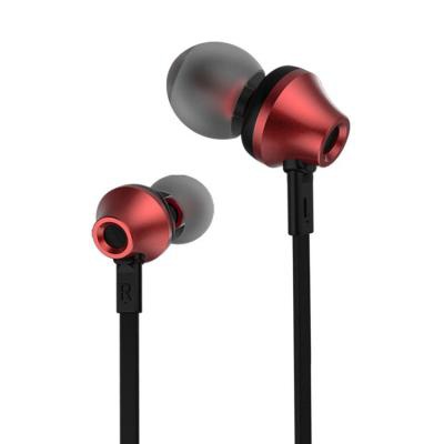 Наушники HF RM-610D Red (metal + volume control + mic + button call a Remax (37147)