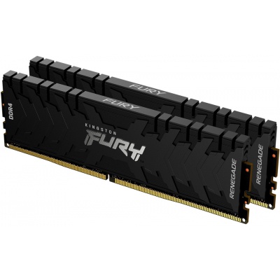 Модуль пам'яті для комп'ютера DDR4 16GB (2x8GB) 4000 MHz Renegade Black Kingston Fury (ex.HyperX) (KF440C19RBK2/16)