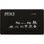 Зчитувач флеш-карт Atcom TD2031 USB 2.0 ALL IN 1 - (Memory Stick (MS) , Secure Digit (10731)